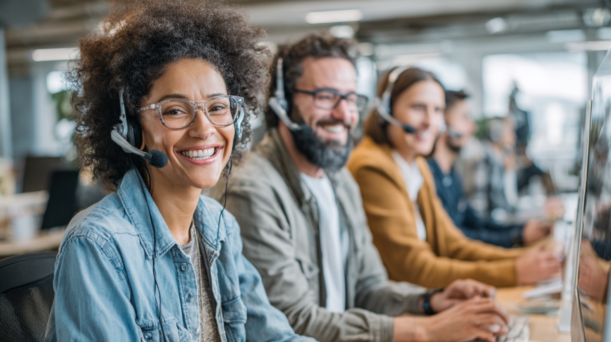 Equipe de suporte ao cliente